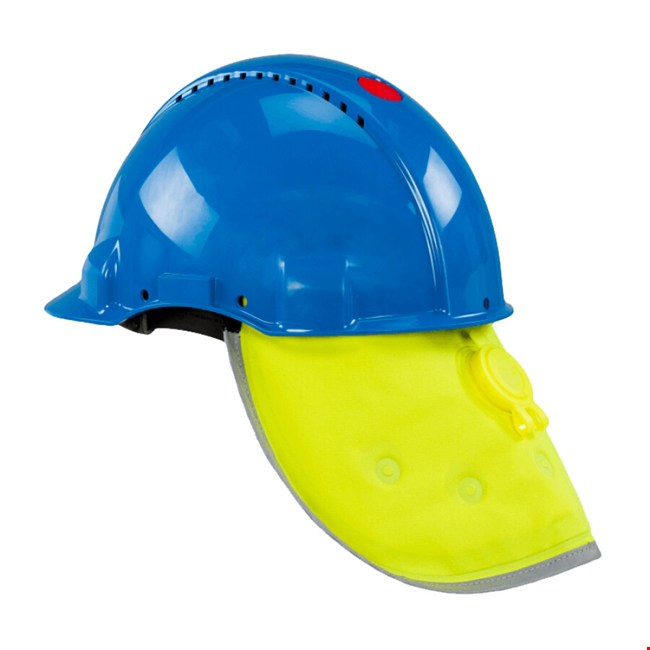 Inuteq Headcool Hard Hat dry cooling insert yellow in helmet