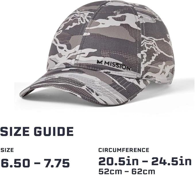 COOLING PERFORMANCE BASEBALL CAP - Matrix Silver Camo