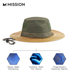 COOLING SUN ADVENTURE HAT - OLIVE