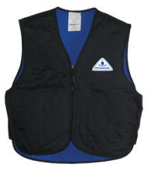 Evaporative Cooling Sport Vest - Black - XL - clearance - Cool Down Australia