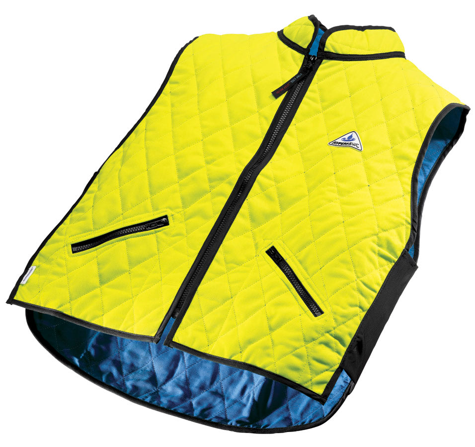 Evaporative Deluxe Cooling Vest - Yellow - Cool Down Australia