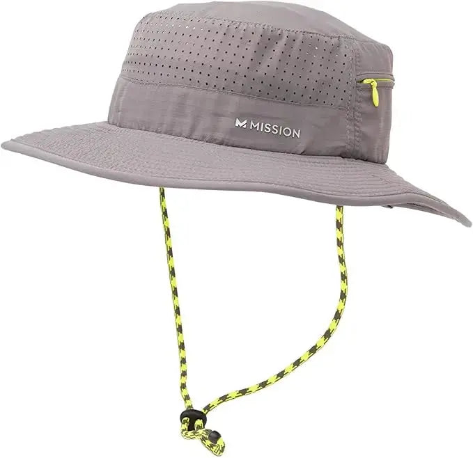 Mission Cooling Anywhere Boonie Hat charcoal — Cooling Headwear Australia