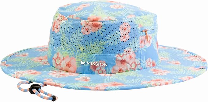 COOLING ANYWHERE BOONEY HAT - Junglebird Bluebell
