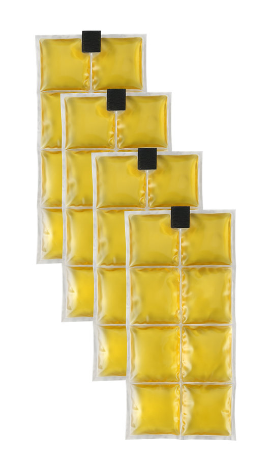 Cooling PACKS - YELLOW - PAC 21C - Set of 4 Cool Down Australia