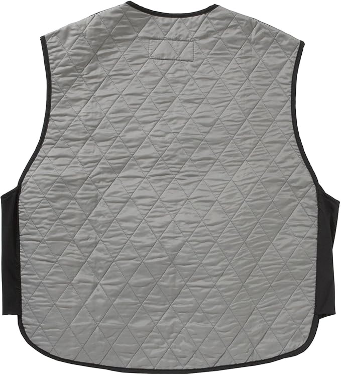 Techniche Hyperkewl Evaporative Cooling Sport Vest Silver back view