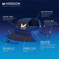 Cooling Bucket Hat UPF50 - Mission - Cool Down Australia