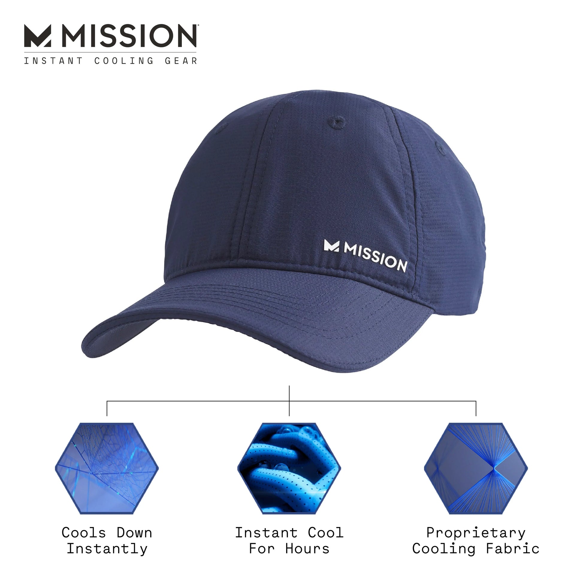 COOLING PERFORMANCE BASEBALL CAP - HAT - Cool Down Australia